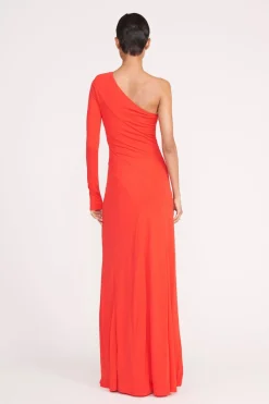 STAUD SERENA DRESS  RED ROSE REDROSE Sale