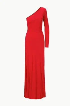 STAUD SERENA DRESS  RED ROSE REDROSE Sale