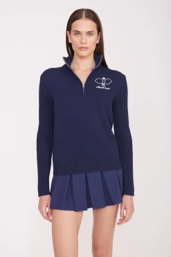 STAUD SERVE SWEATER NAVY Best
