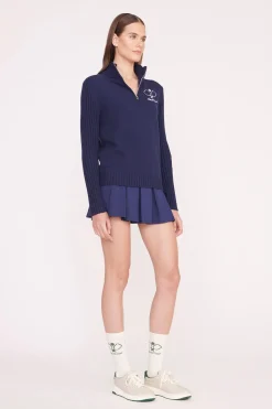 STAUD SERVE SWEATER   NAVY Best