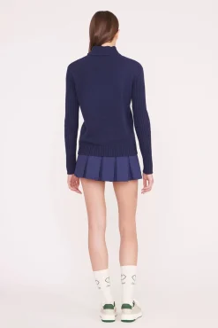 STAUD SERVE SWEATER   NAVY Best