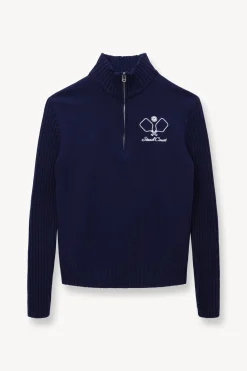 STAUD SERVE SWEATER   NAVY Best