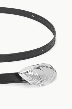 STAUD SHELL BUCKLE BELT   BLACK New