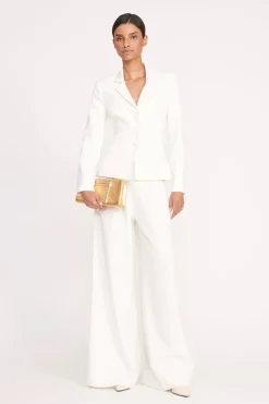 STAUD SHIRLEY CONVERTIBLE CLUTCH   GOLD Outlet