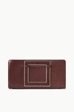 STAUD SHIRLEY CONVERTIBLE CLUTCH MAHOGANY Online