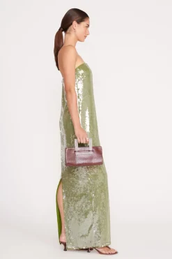 STAUD SHIRLEY CONVERTIBLE CLUTCH   MAHOGANY Online