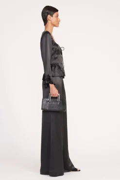 STAUD SHIRLEY CONVERTIBLE CLUTCH   BLACK Hot