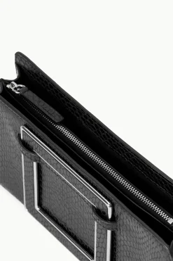 STAUD SHIRLEY CONVERTIBLE CLUTCH   BLACK Hot