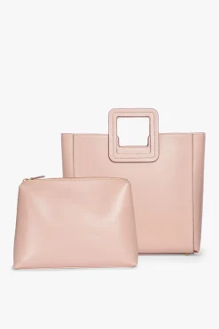 STAUD SHIRLEY LEATHER BAG   BLUSH Online