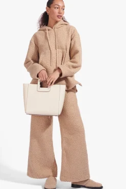 STAUD SHIRLEY LEATHER BAG   CREAM Online