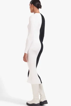 STAUD SHOKO SWEATER  BLACK WHITE BLACKWHITE Hot