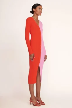 STAUD SHOKO SWEATER  POPPY ROSEBUD POPPYROSEBUD