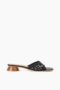 STAUD SIMONE CROCHET HEEL   BLACK New