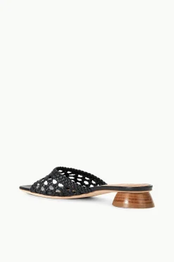 STAUD SIMONE CROCHET HEEL   BLACK New