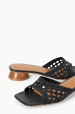 STAUD SIMONE CROCHET HEEL   BLACK New