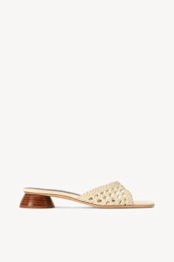 STAUD SIMONE CROCHET HEEL CREAM Hot