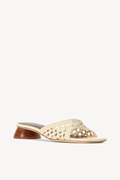 STAUD SIMONE CROCHET HEEL   CREAM Hot