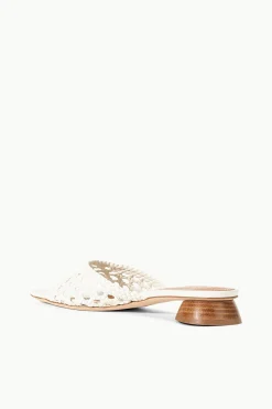STAUD SIMONE CROCHET HEEL   PAPER