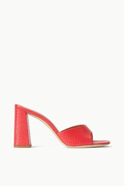STAUD SLOANE HEEL  RED ROSE REDROSE Online