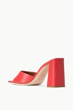 STAUD SLOANE HEEL  RED ROSE REDROSE Online
