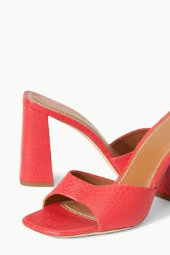 STAUD SLOANE HEEL  RED ROSE REDROSE Online