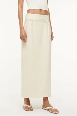 STAUD SMITH SKIRT   ECRU Hot