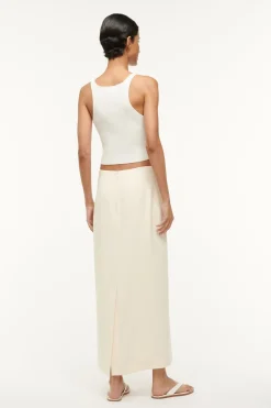 STAUD SMITH SKIRT   ECRU Hot