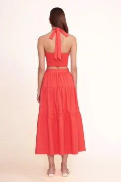 STAUD SMOCKED KAI TOP   HIBISCUS Outlet