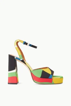 STAUD SOLANGE PLATFORM  MARBLE WAVE TAFFETA MARBLEWAVETAFFETA Outlet