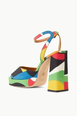 STAUD SOLANGE PLATFORM  MARBLE WAVE TAFFETA MARBLEWAVETAFFETA Outlet