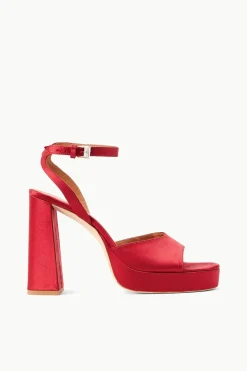 STAUD SOLANGE PLATFORM  RUBY SATIN RUBYSATIN Clearance