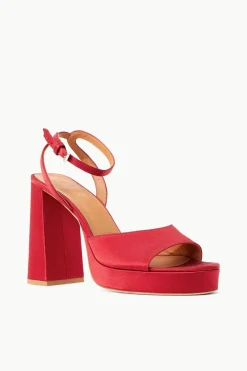 STAUD SOLANGE PLATFORM  RUBY SATIN RUBYSATIN Clearance