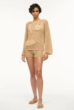 STAUD SOVANA COVERUP TOP   NATURAL Sale