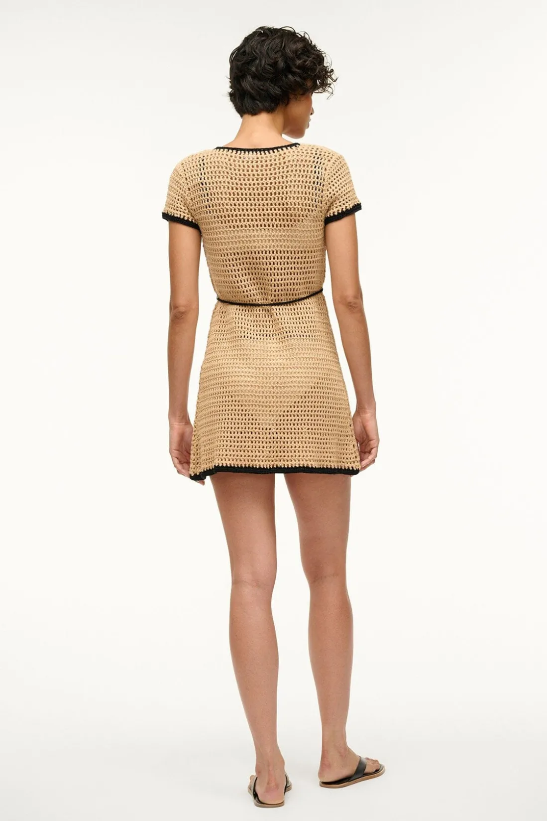 STAUD SPRITZ COVERUP DRESS NATURAL Sale