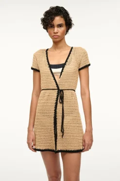 STAUD SPRITZ COVERUP DRESS NATURAL Sale