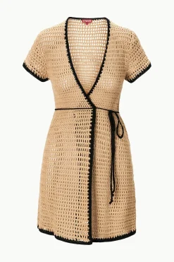 STAUD SPRITZ COVERUP DRESS NATURAL Sale