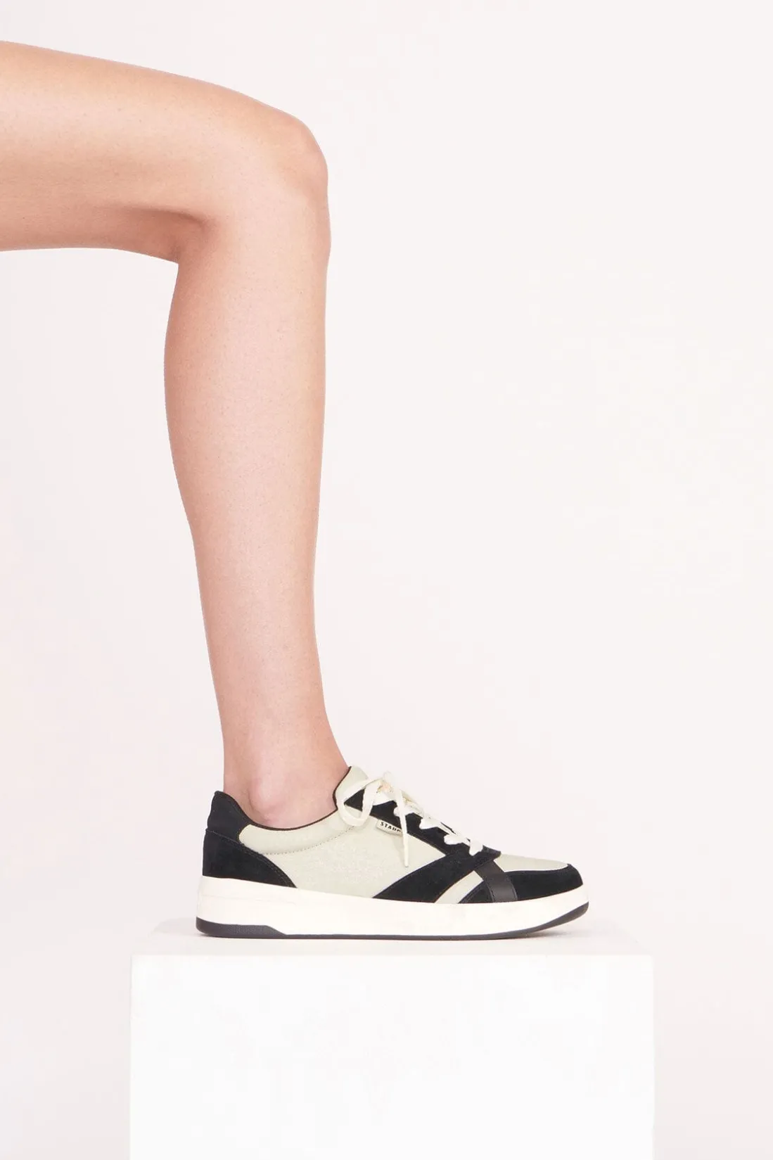 STAUD + KEDS THE COURT SNEAKER BLACK CREAM BLACKCREAM Clearance