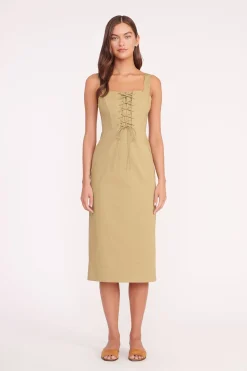 STAUD SUTTON DRESS KHAKI Online