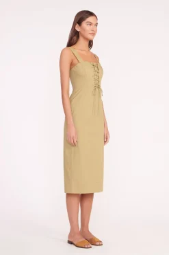 STAUD SUTTON DRESS   KHAKI Online