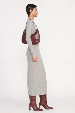 STAUD SYLVIE SHOULDER BAG   MAHOGANY Best
