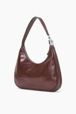 STAUD SYLVIE SHOULDER BAG   MAHOGANY Best