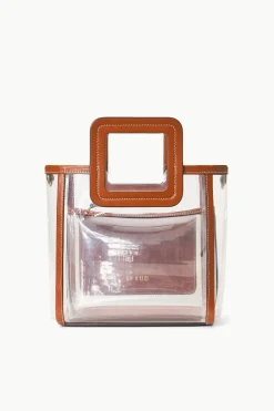 STAUD THE STADIUM MINI SHIRLEY BAG  CLEAR TAN CLEARTAN Sale