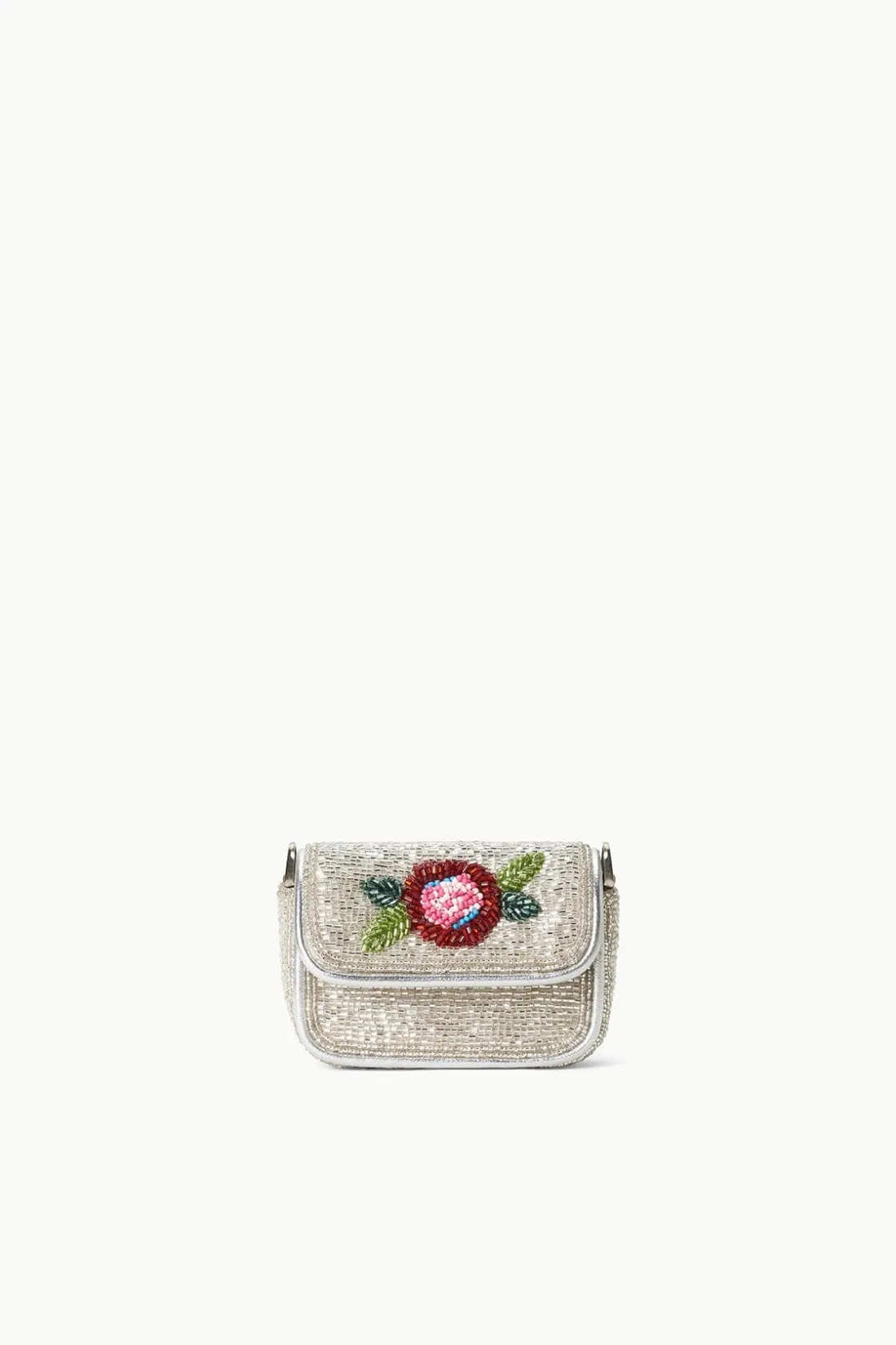 STAUD TINY TOMMY BEADED CROSSBODY DIAMOND ROSE DIAMONDROSE Online