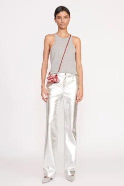 STAUD TINY TOMMY BEADED CROSSBODY SCARLET WHITE SCARLETWHITE Online
