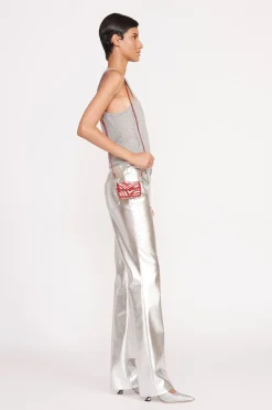 STAUD TINY TOMMY BEADED CROSSBODY  SCARLET WHITE SCARLETWHITE Online
