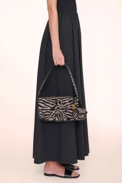 STAUD TOMMY BEADED BAG  BLACK WHITE BLACKWHITE Outlet