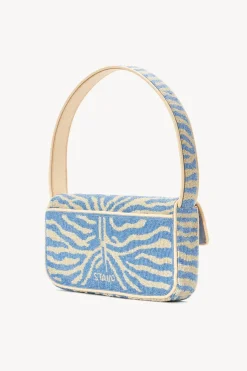 STAUD TOMMY BEADED BAG  LIGHT BLUE CREAM LIGHTBLUECREAM New