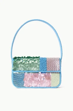 STAUD TOMMY BEADED BAG  PATCHWORK SHERBET PATCHWORKSHERBET Hot
