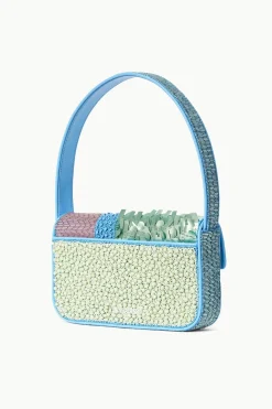 STAUD TOMMY BEADED BAG PATCHWORK SHERBET PATCHWORKSHERBET Hot