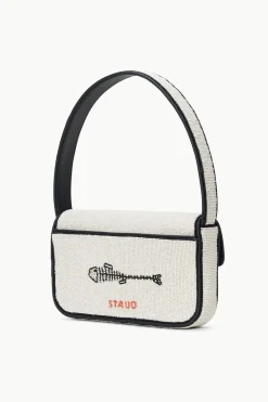 STAUD TOMMY BEADED BAG INES CREAM STAUDINESCREAM Discount